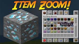 Very high quality results but takes a long time to render (best to have it done during the night). Item Zoom Mod 1 11 2 1 10 2 For Minecraft
