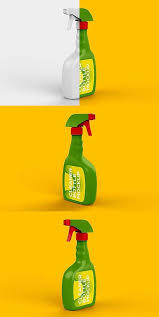 Cleaner Mockup Container Design Mockup Cleaners