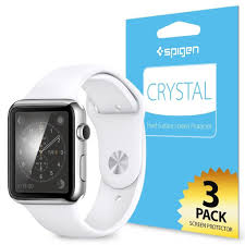 Spigen Apple Watch 38mm Crystal Hard Surface Screen Protector 3 Pack Spigen Apple Watch Screen Protector Apple Watch
