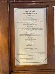 We promise opens in a new window. Online Menu Of Crater Lake Lodge Dining Room Restaurant Crater Lake Oregon 97604 Zmenu