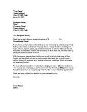 Donor Thank You Letter Sample Donation Thank You Letter Template Free Letters Templa Donation Thank You Letter Donation Letter Professional Letter Template