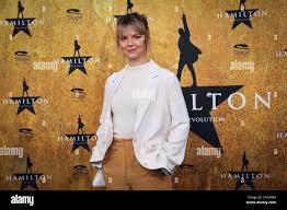 Hamburg, Germany. 06th Oct, 2022. Lena Conzendorf, actress and musical  performer, arrives on the red carpet for the German premiere of the musical  Hamilton at the Operettenhaus Hamburg. Credit: Christian  CharisiusdpaAlamy Live