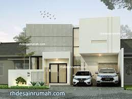 Jika kamu lebih menyukai warna soft apalagi desainnya yang sederhana tapi berhasil membuatnya terlihat elegan dan mewah, kan? Desain Rumah Kotak Minimalis Modern Rhdesainrumah