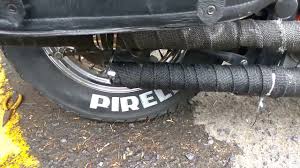 Cinta Termica Para Escapes Colocada En Motocicleta Youtube