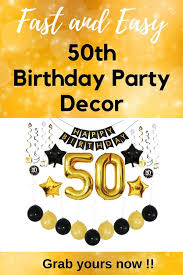 50th Birthday Party Ideas For 50 Year Old Man 50th Birthday Party Decorations Men For Man Woman Him Her Balloons Banner Ideas Decor 50 Year Old 38 50 Gold Balloons Swirls 36 Pc 50th Birthday Party Decorations Birthday Party Decorations 50th Birthday Party