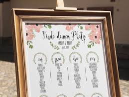 Hier fehlt doch ein bilderrahmen? Sitzplan Hochzeit Bloomy Bonbon Villa Hochzeitsshop