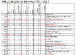 The dates, set out as national. Malaysia 2013 Public Holidays Calender Pdf Download Miri City Sharing