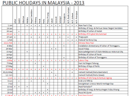 The kerajaan negeri selangor has released the dates of 2021 public holidays happening in selangor malaysia. Malaysia 2013 Public Holidays Calender Pdf Download Miri City Sharing
