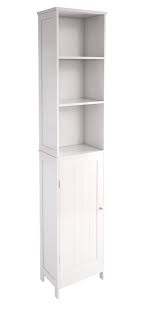 Home Etc Kyogle 34 X 163 8 Cm Free Standing Tall Bathroom Cabinet Bathroom Tall Cabinet Bathroom Cabinets Designs Storage Cabinets