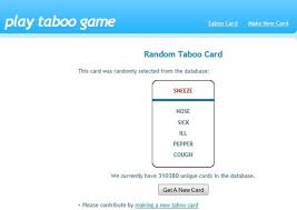 You can also use them as examples to make your own cards. Teaching English And Philosophy Play Taboo Game Online