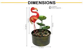 Garden fountain ideas from thousands of pictures and informative articles about fountain size, placement, material options, types of fountains, fountain styles, and more. Ideal Outdoor Decor For Yard Multicolored Tiered Mini Garden Fountain Patio Or Garden Sunnydaze Flamingo Whimsy Metal Outdoor Water Fountain 21 Inch Outdoor Decor Patio Lawn Garden Svanimal Com