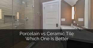 To use baking soda for cleaning your bathroom tiles, simply mix a small quantity with distilled white vinegar to make a thick paste. Porcelain Vs Ceramic Tile Which One Is Better Luxury Home Remodeling Sebring Design Build