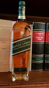 Johnnie Walker Blended Malt Whisky Green Label 15 Y O Luxo