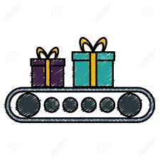 Dibujos Animados De Cajas De Carton En Cinta Transportadora Ilustracion Vectorial Ilustraciones Vectoriales Clip Art Vectorizado Libre De Derechos Image 84708637