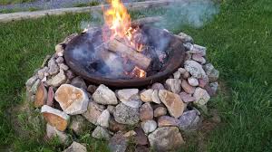 Takes two people and two hours to complete. Fire Pit Made From Propane Tank