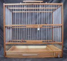 Slide Out Tray Plexiglas Hand Crafted Big Wooden Bird Cage Bird Supplies Bird Cage Wooden Bird