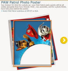 Paw Patrol Free Printable Poster To Place Your Photo Patrol Paw Patrouille Anniversaire Enfant