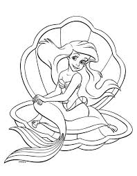 That's why the coloring pages with character princess themed is very proper for the children. Disney Princesses Coloring Pages Ariel Coloring Home