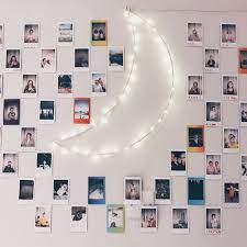 Our Polaroid Wall Interiors Polaroid Hipster Bedroom Decor Bedroom Diy Polaroid Wall