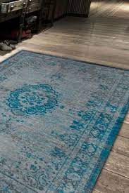 Vintage teppich ornamente blau teppiche kurzflor teppiche. Vintage Teppich Blau Wohnaccessoires Bei Mobelhaus Hamburg