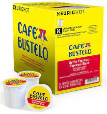 Filter for coffee maker reusable. Cafe Bustelo Espresso K Cups