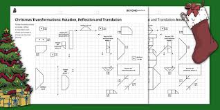 The synthesis of unique sugar and phosphate molecules for each nucleotide d. Christmas Transformations Rotation Reflection And Translation