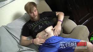 Scruffy gay guy with a hairy body playing with his big co... | Any Porn