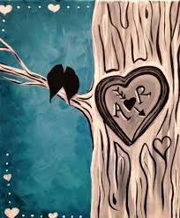 Muse Paintbar Love Canvas Painting Canvas Painting Diy Painting Inspiration