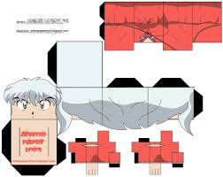 Inuyasha 1 Anime Paper Toy Anime Paper Anime Crafts Paper Toys