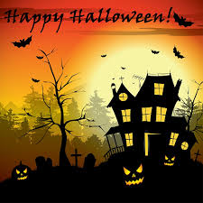 万圣节快乐 Happy Halloween Witchy Words And Spooky Sentences In Chinese Halloween Templates Halloween Backgrounds Scary Houses