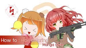 Clip Studio Paint Manga Studio How To Hair Coloring Eng Ver Clip Studio Paint Manga Studio Painting