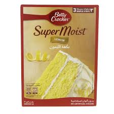Place the second cake on top, pressing down gently. Buy Betty Crocker Super Moist Lemon 500 Gm Online Lulu Hypermarket Oman