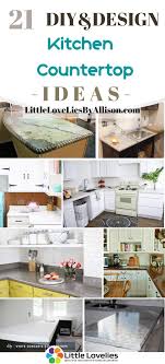 Try any one of them to add style to your kitchen. 21 Diy Kitchen Countertop Ideas You Can Make For Your Kitchen