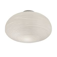 Foscarini Lampe Au Plafond Plafonnier Rituals 2 Blanc Verre Souffle Et Metal Verni Myareadesign It