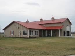 Barn home plans tend to be two or one and a half stories tall. Metal Pole Barn Homes Novocom Top