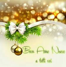 Buon Anno Cartolina Buon Natale Auguri Anno Nuovo Anno Nuovo