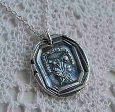 Scottish Thistle And English Rose Wax Seal Necklace The Etsy Wax Seal Necklace Wax Seal Jewelry Scottish Thistle