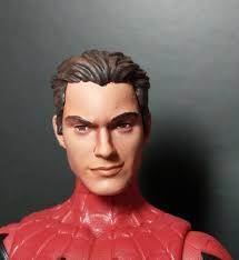 HEAD ONLY Marvel Legends Custom painted head Peter Parker PAINTED HEAD ONLY