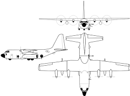 File Ac 130u Line Drawing Svg Ac 130 Ac 130 Gunship Lockheed