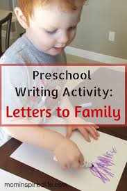 See more ideas about addressing envelopes, envelope art, envelope lettering. Preschool Writing Activity Letters To Family