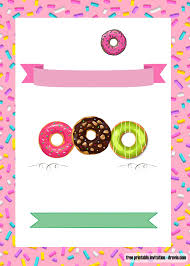 Birthday Party Invitations Online Free Printable Free Printable Donuts Invitation Templates Drevio Printable Birthday Invitations Party Invite Template Donut Birthday Party Invitations
