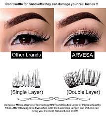 Price 12 97 Product About Arvesa 8x False Magnetic Eyelashes Full Set With Applicator Brush And Ebook The Best Magnetic Eyelashes Fake Lashes Eyelashes