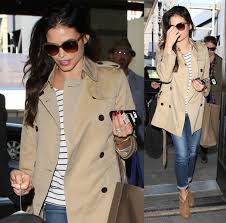 Rag & bone rag & bone harrow camel suede ankle booties boots new nib size: Jenna Dewan Rocks Nautical Tee With Skinny Jeans And Harrow Boots