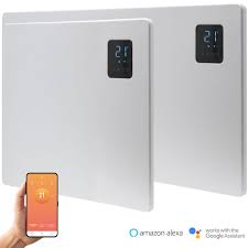 Check spelling or type a new query. Caldo Slimline Wifi Electric Panel Heater Wall Mounted Voice Control