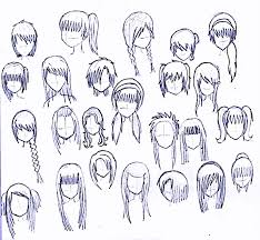 This is the hair video from my female character drawing class! How Draw Anime Girl Hairstyles Creative Art