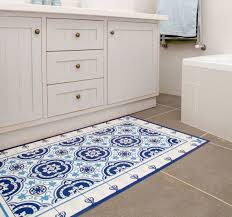 Moroccan Tiles Floor Mat Pvc Kitchen Rug Linoleum Area Rug Etsy Vinyl Flooring Kitchen Vinyl Flooring Vinyl Floor Mat