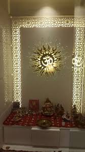 Mandir For Hindu Family S In Corian Stone Pooja Room Door Design Temple Design For Home Room Door Design