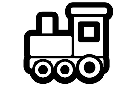 Coloring Page Locomotive Img 28262 Train Clipart Trains Preschool Clipart Black And White