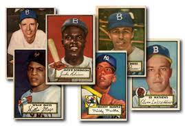 Feb 21, 2021 · because of their 40th anniversary of producing baseball cards, topps randomly inserted a copy of every card they ever made into packs to help build hype. Lowest Prices Best Selection Of 1952 Topps Baseball Cards Dean S Cards