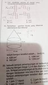 1.360,7cm3 di dalam lingkaran yang berdiameter 20cm terdapat sebuah juring dengan besar sudutpusat 450. Perhatikan Gambar Benda Yang Dibentuk Oleh Kerucut Dan Tabung Volum Bangun Tsb Adalah P 3 14 Brainly Co Id